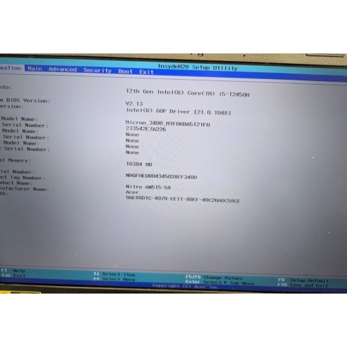 Ноутбук Acer Nitro 5 AN515-58 (NH.QFHEU.004) Obsidian Black (Відновлено продавцем, 818799) купити в Україні: Київ, Львів, Хмельницький, Тернопіль | Низька ціна, відгуки, характеристики від TELEMART фото