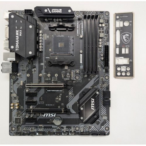 Материнская плата MSI B450 TOMAHAWK MAX II (sAM4, AMD B450) (Восстановлено продавцом, 818839) купить в Украине: Киев, Днепр, Харьков, Одесса  | Проверка совместимости, низкая цена, отзывы, характеристики от TELEMART фото