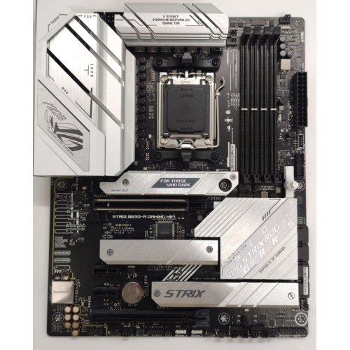 Материнська плата Asus ROG STRIX B650-A GAMING WIFI (sAM5, AMD B650) (Відновлено продавцем, 818871) купити в Україні: Київ, Львів, Хмельницький, Тернопіль | Перевірка сумісності, низька ціна, відгуки, характеристики від TELEMART фото