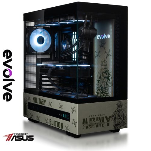 Комп'ютер EVOLVE SpecialPart Military:Army Edition (EVSP-MAER780X3DN507-D532S1TBK) Black купити в Україні: Київ, Львів, Хмельницький, Тернопіль | Низька ціна, відгуки, характеристики від TELEMART фото