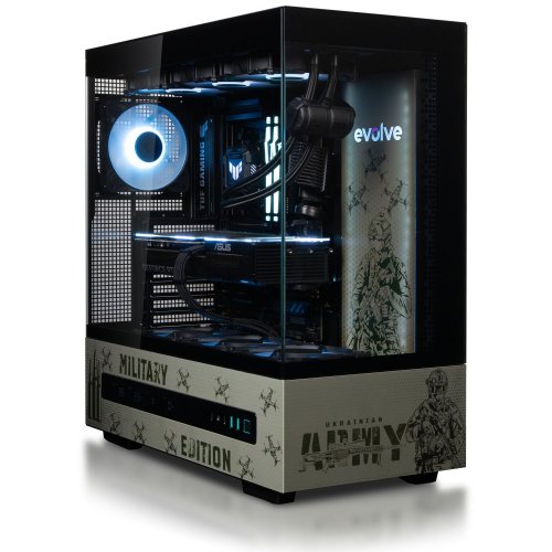 Комп'ютер EVOLVE SpecialPart Military:Army Edition (EVSP-MAER780X3DN507-D532S1TBK) Black купити в Україні: Київ, Львів, Хмельницький, Тернопіль | Низька ціна, відгуки, характеристики від TELEMART фото