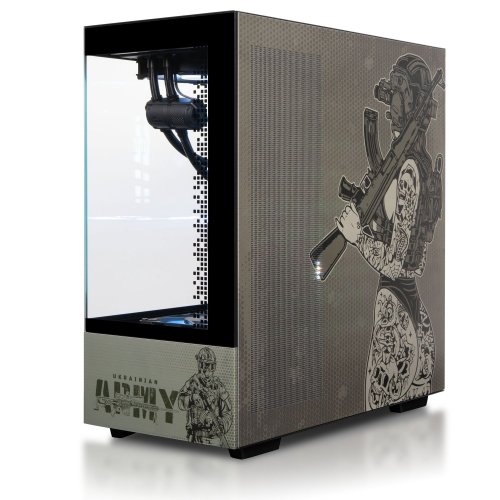 Комп'ютер EVOLVE SpecialPart Military:Army Edition (EVSP-MAER780X3DN507-D532S1TBK) Black купити в Україні: Київ, Львів, Хмельницький, Тернопіль | Низька ціна, відгуки, характеристики від TELEMART фото