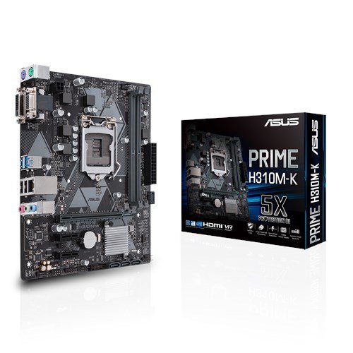 Материнская плата Asus PRIME H310M-K (s1151-v2, Intel H310) (Восстановлено продавцом, 819128) купить в Украине: Киев, Днепр, Харьков, Одесса  | Проверка совместимости, низкая цена, отзывы, характеристики от TELEMART фото
