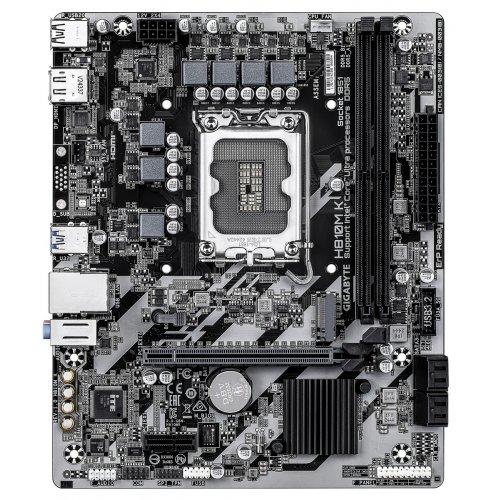 Материнская плата Gigabyte H810M K (s1851, Intel H810) купить в Украине: Киев, Днепр, Харьков, Одесса  | Проверка совместимости, низкая цена, отзывы, характеристики от TELEMART фото