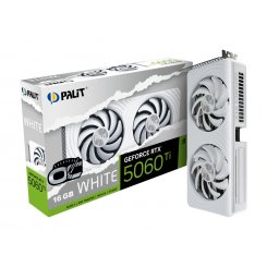 Видеокарта Palit GeForce RTX 5060 Ti White OC 16384MB (NE7506TU19T1-GB2061M)