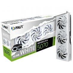 Видеокарта Palit GeForce RTX 5070 White OC 12288MB (NE75070U19K9-GB2050W)