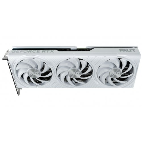 Видеокарта Palit GeForce RTX 5070 White OC 12288MB (NE75070U19K9-GB2050W) купить в Украине: Киев, Днепр, Харьков, Одесса  | Проверка совместимости, низкая цена, отзывы, характеристики от TELEMART фото