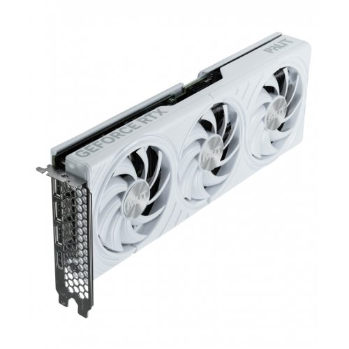 Видеокарта Palit GeForce RTX 5070 White OC 12288MB (NE75070U19K9-GB2050W) купить в Украине: Киев, Днепр, Харьков, Одесса  | Проверка совместимости, низкая цена, отзывы, характеристики от TELEMART фото