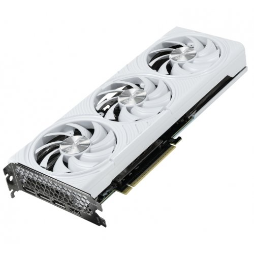 Видеокарта Palit GeForce RTX 5070 White OC 12288MB (NE75070U19K9-GB2050W) купить в Украине: Киев, Днепр, Харьков, Одесса  | Проверка совместимости, низкая цена, отзывы, характеристики от TELEMART фото