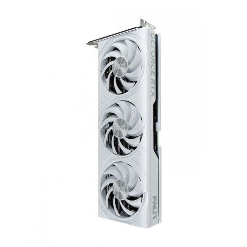 Видеокарта Palit GeForce RTX 5070 White OC 12288MB (NE75070U19K9-GB2050W) купить в Украине: Киев, Днепр, Харьков, Одесса  | Проверка совместимости, низкая цена, отзывы, характеристики от TELEMART фото