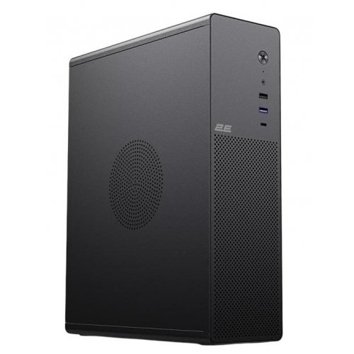 Корпус 2E Credo Slim 400W (2E-V90B-400) Black купити в Україні: Київ, Львів, Хмельницький, Тернопіль | Перевірка сумісності, низька ціна, відгуки, характеристики від TELEMART фото