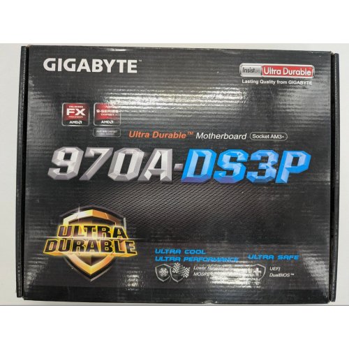 Материнская плата Gigabyte GA-970A-DS3P FX (sAM3+, AMD 970) (Восстановлено продавцом, 819149) купить в Украине: Киев, Днепр, Харьков, Одесса  | Проверка совместимости, низкая цена, отзывы, характеристики от TELEMART фото
