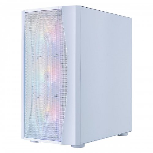 Корпус 1stPlayer X3-M-WH-4F1-W без БЖ White купити в Україні: Київ, Львів, Хмельницький, Тернопіль | Перевірка сумісності, низька ціна, відгуки, характеристики від TELEMART фото