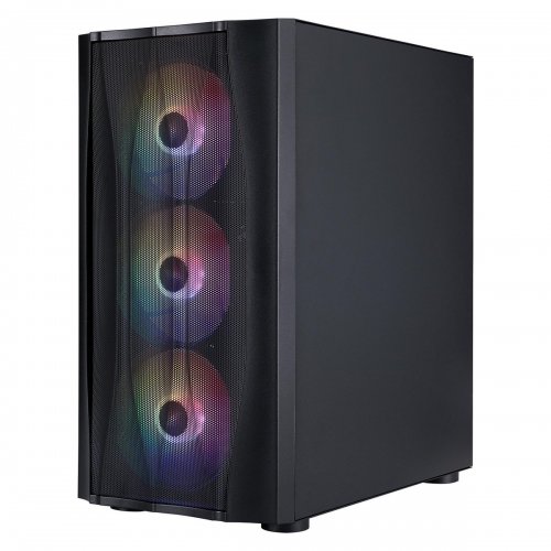 Корпус 1stPlayer X3-M-BK-4F1 без БЖ Black купити в Україні: Київ, Львів, Хмельницький, Тернопіль | Перевірка сумісності, низька ціна, відгуки, характеристики від TELEMART фото