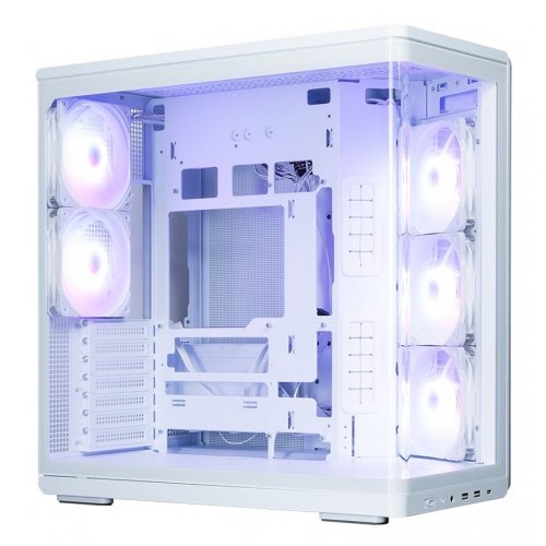 Корпус Zalman P60 Tempered Glass без БЖ White купити в Україні: Київ, Львів, Хмельницький, Тернопіль | Перевірка сумісності, низька ціна, відгуки, характеристики від TELEMART фото