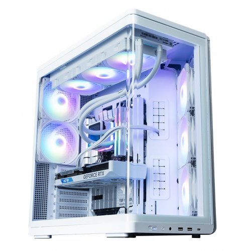 Корпус Zalman P60 Tempered Glass без БЖ White купити в Україні: Київ, Львів, Хмельницький, Тернопіль | Перевірка сумісності, низька ціна, відгуки, характеристики від TELEMART фото