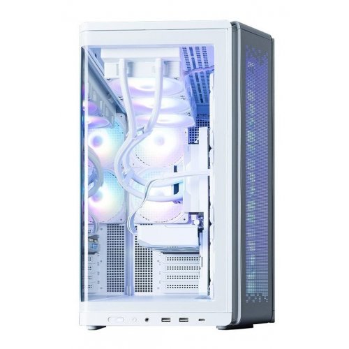 Корпус Zalman P60 Tempered Glass без БЖ White купити в Україні: Київ, Львів, Хмельницький, Тернопіль | Перевірка сумісності, низька ціна, відгуки, характеристики від TELEMART фото