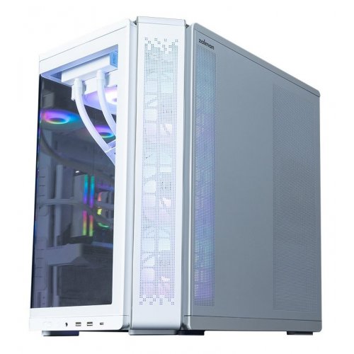 Корпус Zalman P60 Tempered Glass без БЖ White купити в Україні: Київ, Львів, Хмельницький, Тернопіль | Перевірка сумісності, низька ціна, відгуки, характеристики від TELEMART фото