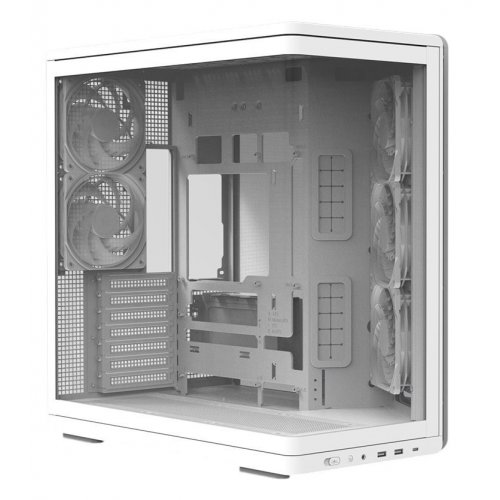 Корпус Zalman P60 Tempered Glass без БЖ White купити в Україні: Київ, Львів, Хмельницький, Тернопіль | Перевірка сумісності, низька ціна, відгуки, характеристики від TELEMART фото