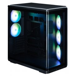 Корпус Zalman P60 Tempered Glass без БЖ Black