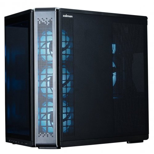 Корпус Zalman P60 Tempered Glass без БЖ Black купити в Україні: Київ, Львів, Хмельницький, Тернопіль | Перевірка сумісності, низька ціна, відгуки, характеристики від TELEMART фото