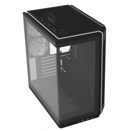 Корпус Zalman P60 Tempered Glass без БЖ Black купити в Україні: Київ, Львів, Хмельницький, Тернопіль | Перевірка сумісності, низька ціна, відгуки, характеристики від TELEMART фото