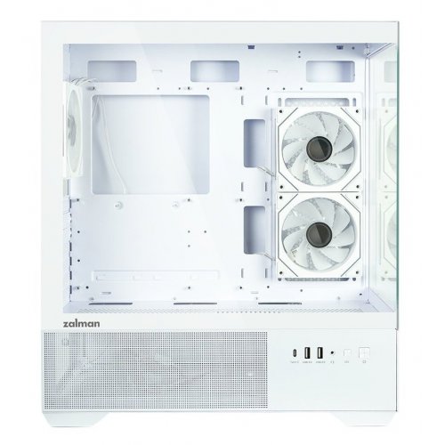 Корпус Zalman Chronix V2 Tempered Glass без БЖ White купити в Україні: Київ, Львів, Хмельницький, Тернопіль | Перевірка сумісності, низька ціна, відгуки, характеристики від TELEMART фото