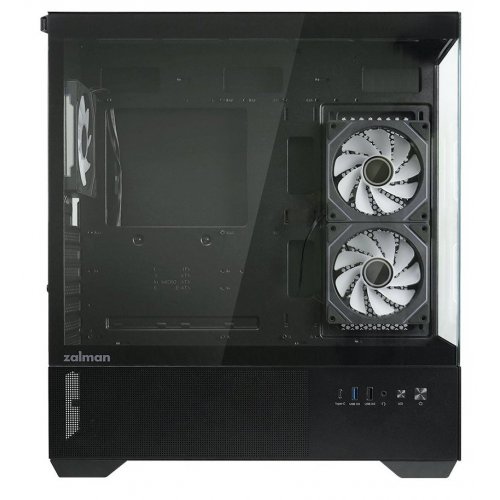 Корпус Zalman Chronix V2 Tempered Glass без БП Black купить в Украине: Киев, Днепр, Харьков, Одесса  | Проверка совместимости, низкая цена, отзывы, характеристики от TELEMART фото