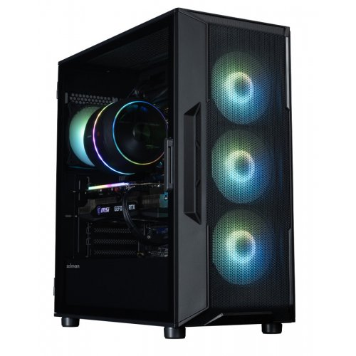 Корпус Zalman I3 Neo ARGB V2 Tempered Glass без БЖ Black купити в Україні: Київ, Львів, Хмельницький, Тернопіль | Перевірка сумісності, низька ціна, відгуки, характеристики від TELEMART фото