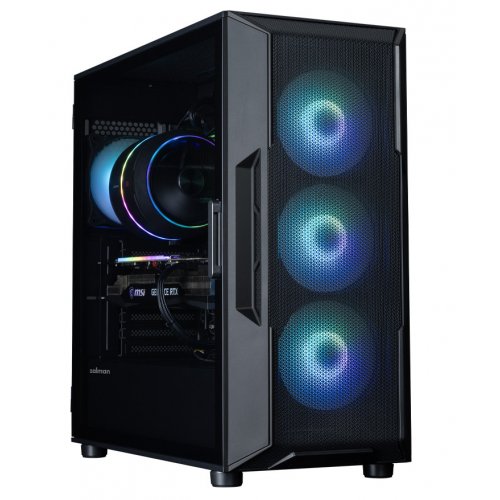 Корпус Zalman I3 Neo ARGB V2 Tempered Glass без БЖ Black купити в Україні: Київ, Львів, Хмельницький, Тернопіль | Перевірка сумісності, низька ціна, відгуки, характеристики від TELEMART фото