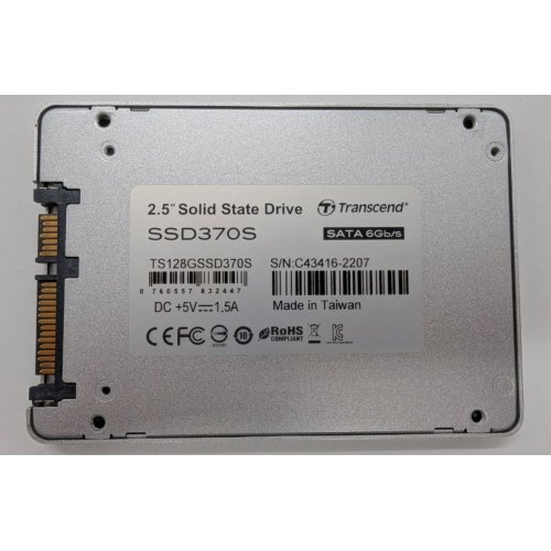 Ssd-диск Transcend SSD370S Premium 128GB 2.5" (TS128GSSD370S) (Восстановлено продавцом, 819168) купить в Украине: Киев, Днепр, Харьков, Одесса  | Проверка совместимости, низкая цена, отзывы, характеристики от TELEMART фото