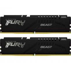 Озу Kingston DDR5 32GB (2x16GB) 6000Mhz FURY Beast (KF560C36BBEK2-32) (Восстановлено продавцом, 819178)