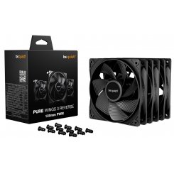 Набір кулерів для корпусу Be Quiet! Pure Wings 3 120mm PWM Reverse Triple-Pack (BL137) Black