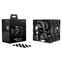 Набір кулерів для корпусу Be Quiet! Pure Wings 3 140mm PWM Triple-Pack (BL139) Black