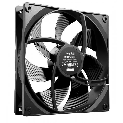 Набор кулеров для корпуса Be Quiet! Pure Wings 3 140mm PWM Triple-Pack (BL139) Black купить в Украине: Киев, Днепр, Харьков, Одесса  | Проверка совместимости, низкая цена, отзывы, характеристики от TELEMART фото