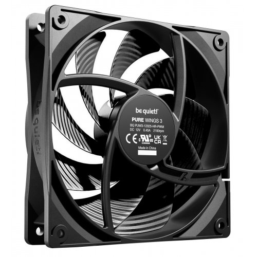 Набір кулерів для корпусу Be Quiet! Pure Wings 3 120mm PWM High-Speed Triple-Pack (BL140) Black купити в Україні: Київ, Львів, Хмельницький, Тернопіль | Перевірка сумісності, низька ціна, відгуки, характеристики від TELEMART фото
