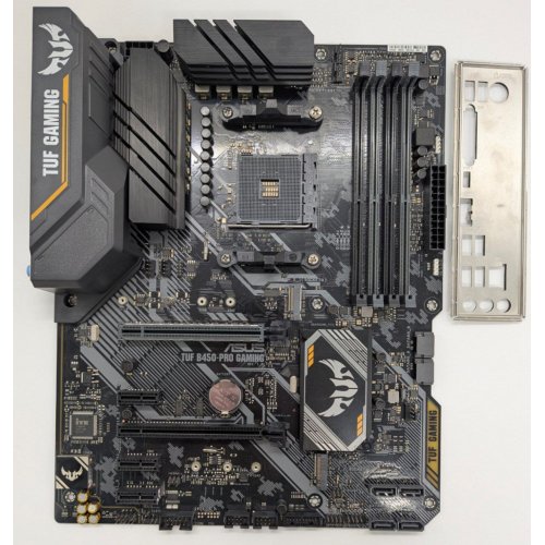 Материнская плата Asus TUF B450-PRO GAMING (sAM4, AMD B450) (Восстановлено продавцом, 819274) купить в Украине: Киев, Днепр, Харьков, Одесса  | Проверка совместимости, низкая цена, отзывы, характеристики от TELEMART фото