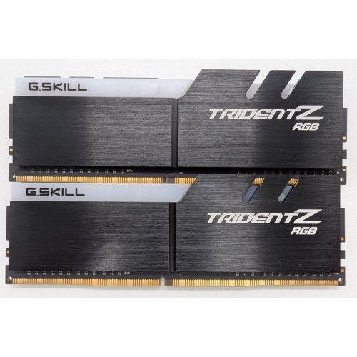 Озу G.Skill DDR4 32GB (2x16GB) 3600Mhz Trident Z RGB (F4-3600C18D-32GTZR) (Восстановлено продавцом, 819296) купить в Украине: Киев, Днепр, Харьков, Одесса  | Проверка совместимости, низкая цена, отзывы, характеристики от TELEMART фото