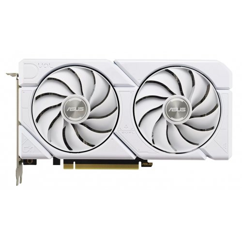 Видеокарта Asus Dual GeForce RTX 4070 SUPER EVO White OC 12228MB (DUAL-RTX4070S-O12G-EVO-WHITE FR) Factory Recertified купить в Украине: Киев, Днепр, Харьков, Одесса  | Проверка совместимости, низкая цена, отзывы, характеристики от TELEMART фото