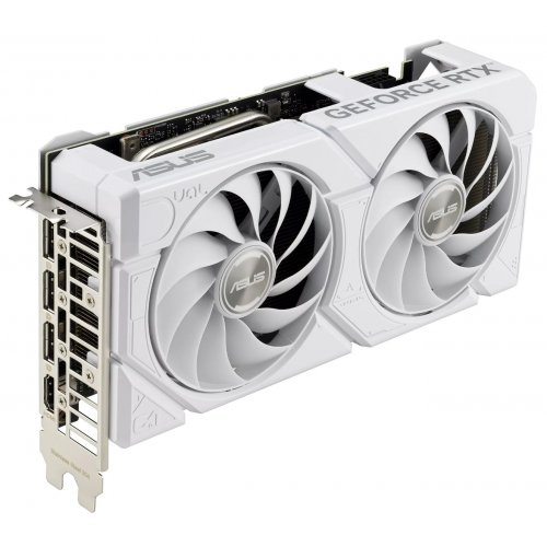 Видеокарта Asus Dual GeForce RTX 4070 SUPER EVO White OC 12228MB (DUAL-RTX4070S-O12G-EVO-WHITE FR) Factory Recertified купить в Украине: Киев, Днепр, Харьков, Одесса  | Проверка совместимости, низкая цена, отзывы, характеристики от TELEMART фото