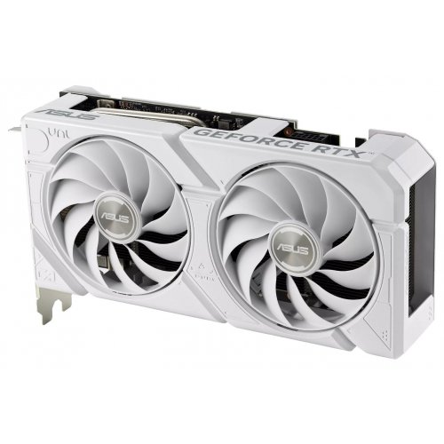 Видеокарта Asus Dual GeForce RTX 4070 SUPER EVO White OC 12228MB (DUAL-RTX4070S-O12G-EVO-WHITE FR) Factory Recertified купить в Украине: Киев, Днепр, Харьков, Одесса  | Проверка совместимости, низкая цена, отзывы, характеристики от TELEMART фото