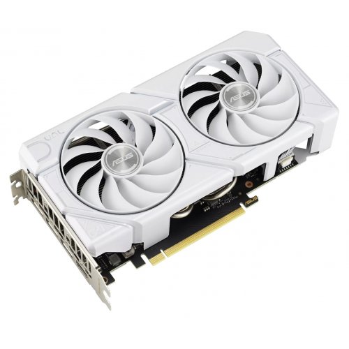 Видеокарта Asus Dual GeForce RTX 4070 SUPER EVO White OC 12228MB (DUAL-RTX4070S-O12G-EVO-WHITE FR) Factory Recertified купить в Украине: Киев, Днепр, Харьков, Одесса  | Проверка совместимости, низкая цена, отзывы, характеристики от TELEMART фото