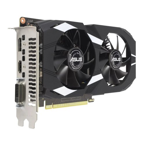 Видеокарта Asus Dual GeForce GTX 1630 4096MB (DUAL-GTX1630-4G FR) Factory Recertified купить в Украине: Киев, Днепр, Харьков, Одесса  | Проверка совместимости, низкая цена, отзывы, характеристики от TELEMART фото