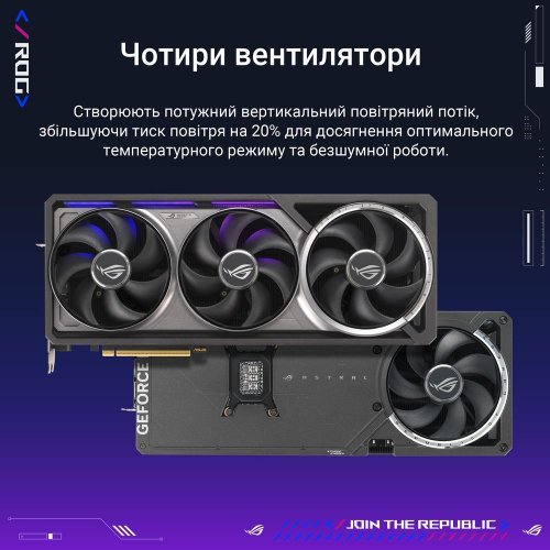 Відеокарта Asus ROG Astral GeForce RTX 5080 OC 16384MB (ROG-ASTRAL-RTX5080-O16G-GAMING FR) Factory Recertified купити в Україні: Київ, Львів, Хмельницький, Тернопіль | Перевірка сумісності, низька ціна, відгуки, характеристики від TELEMART фото