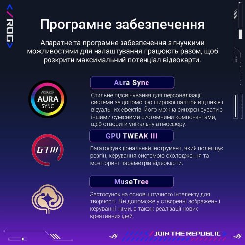 Відеокарта Asus ROG Astral GeForce RTX 5080 OC 16384MB (ROG-ASTRAL-RTX5080-O16G-GAMING FR) Factory Recertified купити в Україні: Київ, Львів, Хмельницький, Тернопіль | Перевірка сумісності, низька ціна, відгуки, характеристики від TELEMART фото