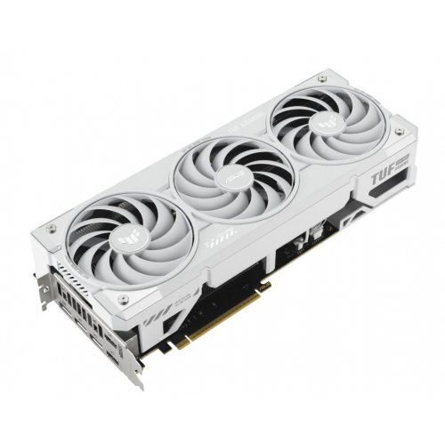 Відеокарта Asus TUF Gaming GeForce RTX 5070 Ti White OC 16384MB (TUF-RTX5070TI-O16G-WHITE-GAMING FR) Factory Recertified купити в Україні: Київ, Львів, Хмельницький, Тернопіль | Перевірка сумісності, низька ціна, відгуки, характеристики від TELEMART фото