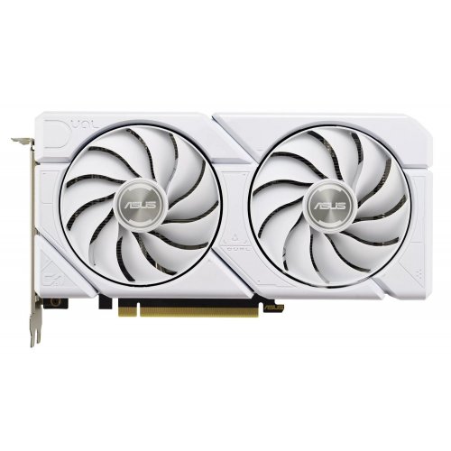 Відеокарта Asus GeForce RTX 4060 Dual EVO OC White 8192MB (DUAL-RTX4060-O8G-EVO-WHITE FR) Factory Recertified купити в Україні: Київ, Львів, Хмельницький, Тернопіль | Перевірка сумісності, низька ціна, відгуки, характеристики від TELEMART фото