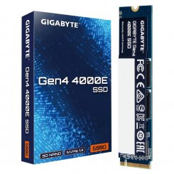 Ssd-диск Gigabyte Gen4 4000E 3D NAND 500GB M.2 (2280 PCI-E) NVMe 1.4 (G440E500G) (Стан нового, 819540)