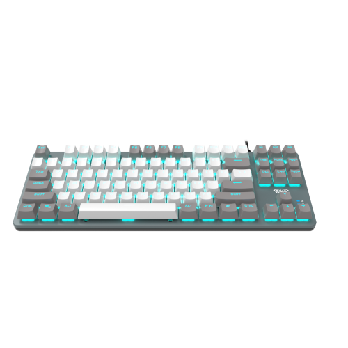 Уцінка клавіатура AULA F3287 Mechanical KRGD blue (6948391240954) Grey/White (Розкрита упаковка, 819542) купити в Україні: Київ, Львів, Хмельницький, Тернопіль | Низька ціна, відгуки, характеристики від TELEMART фото