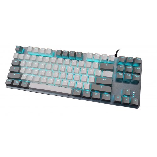 Уцінка клавіатура AULA F3287 Mechanical KRGD blue (6948391240954) Grey/White (Розкрита упаковка, 819542) купити в Україні: Київ, Львів, Хмельницький, Тернопіль | Низька ціна, відгуки, характеристики від TELEMART фото